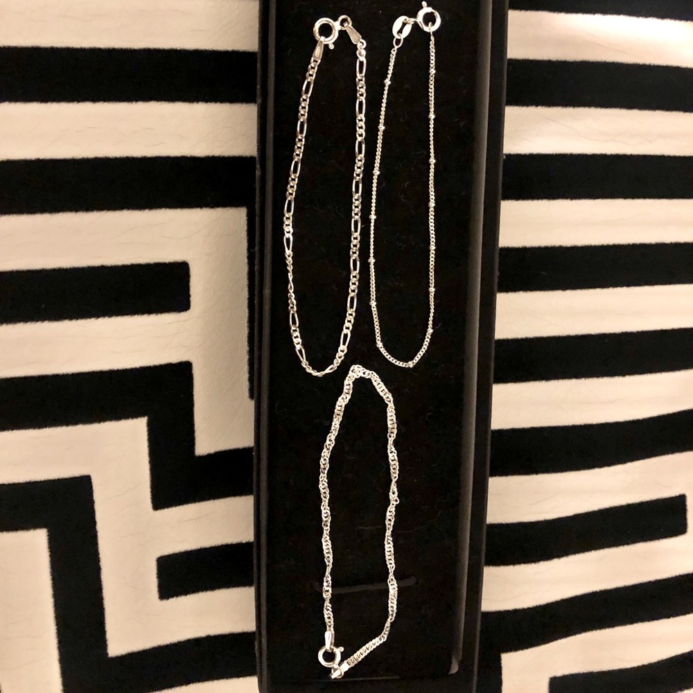 Sterling silver bracelets